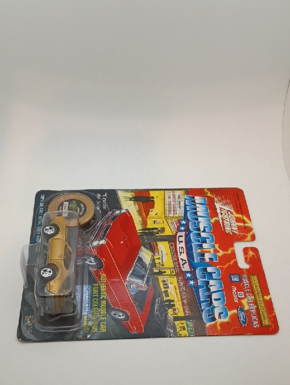 1995 Johnny Lightning Muscle Cars USA Series 2 die-cast 1969 Olds 442 In Gold! - Picture 4 of 14